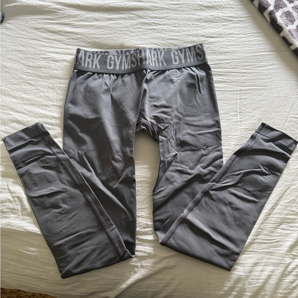Gymshark Gray Low Waisted Seamless Leggings
